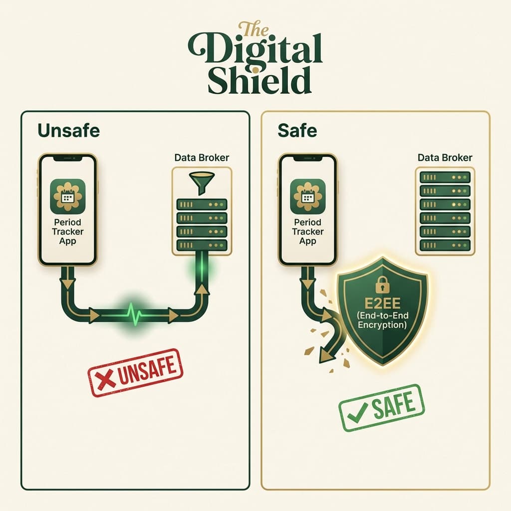 Diagram: Safe vs Unsafe Data Transmission