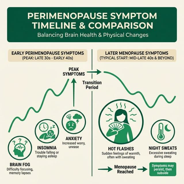 Early Perimenopause Timeline