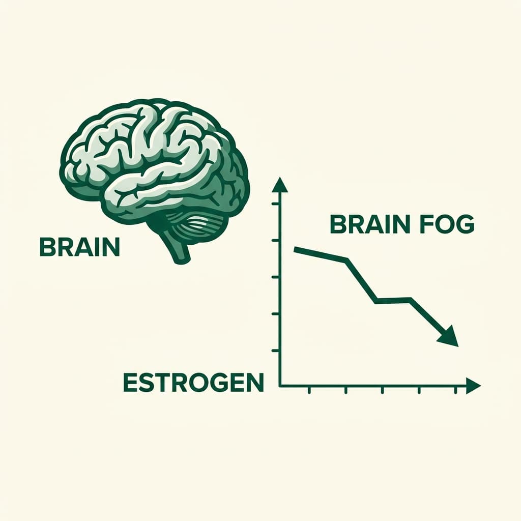 Brain Fog and Estrogen Drop